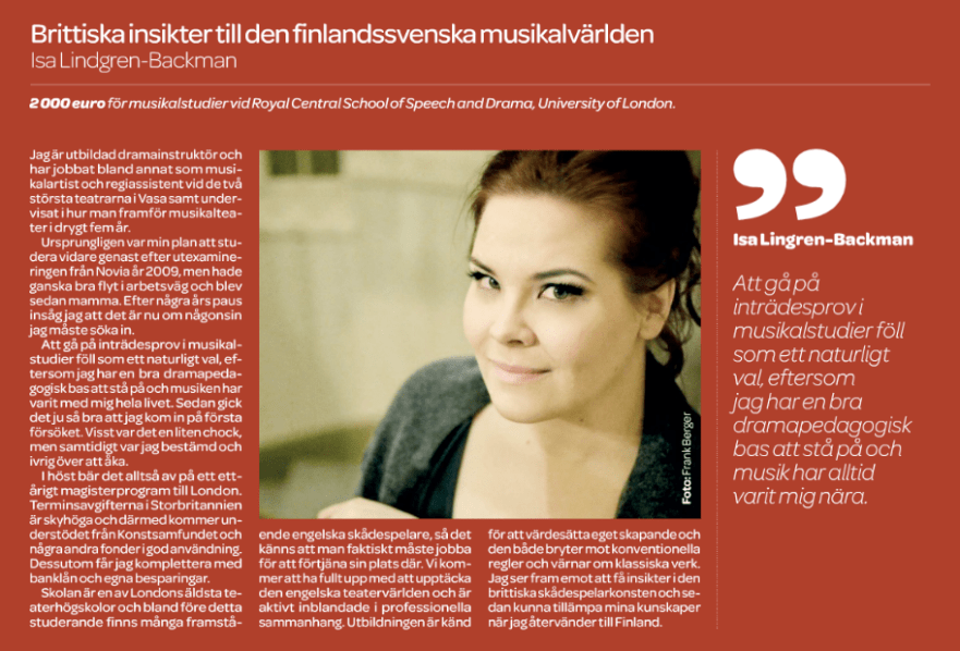 Konstsamfundet - Hufvudstadsbladet, 23.4.2015